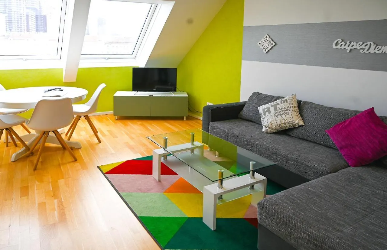 Bright Duplex Danube Canal Vienna