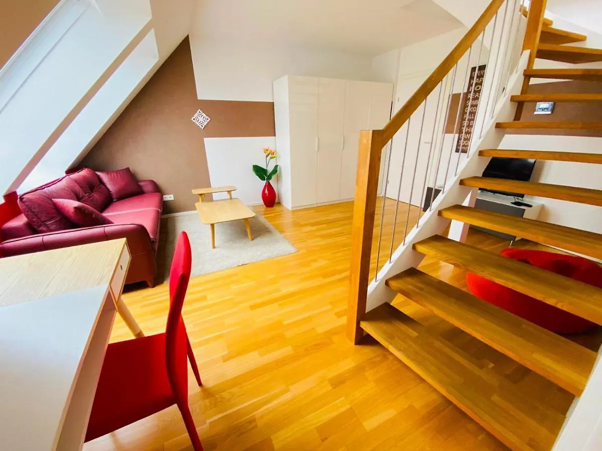 Bright Duplex Danube Canal Vienna Austria